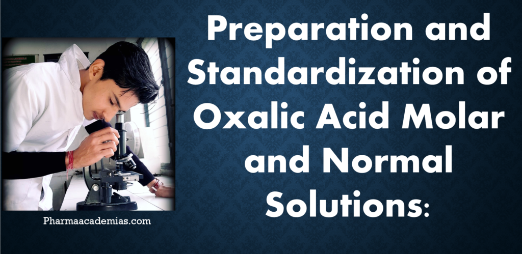 Screenshot 2023 10 19 110104 Preparation and Standardization of Oxalic Acid Molar and Normal Solutions: