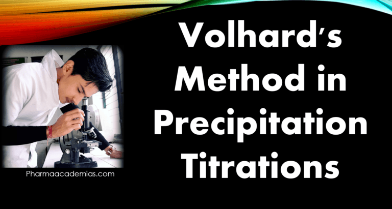 Volhard’s Method in Precipitation Titrations
