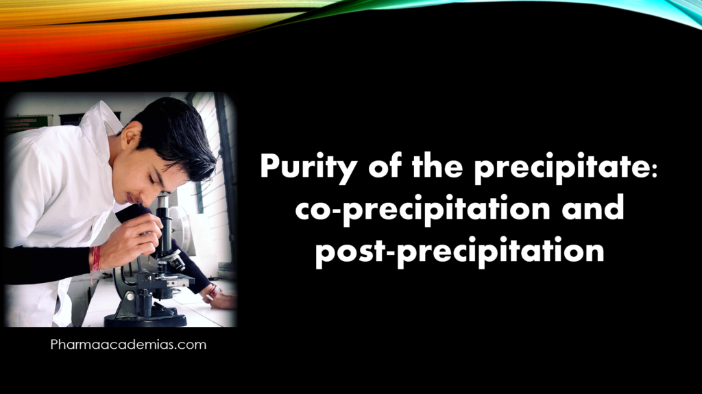 Screenshot 2023 10 20 112345 Purity of the precipitate