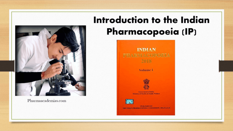 Introduction to the Indian Pharmacopoeia
