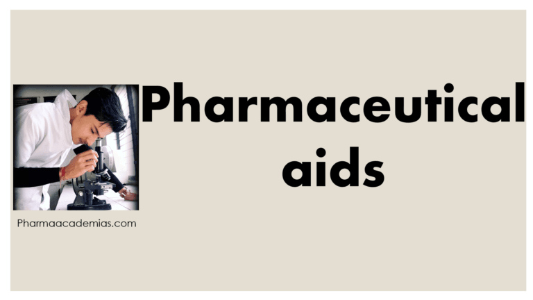 Pharmaceutical aids