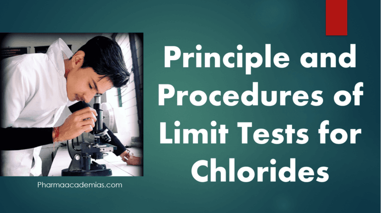 Principle and Procedures of Limit Tests for Chlorides