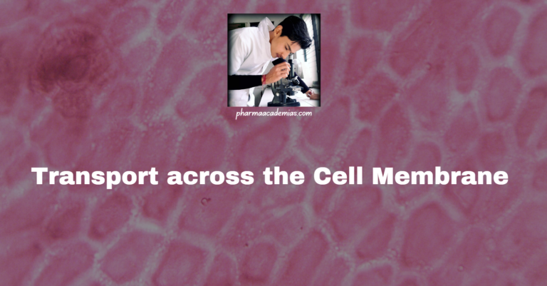 Transport across the Cell Membrane