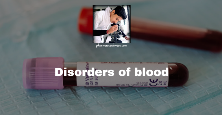 Disorders of blood