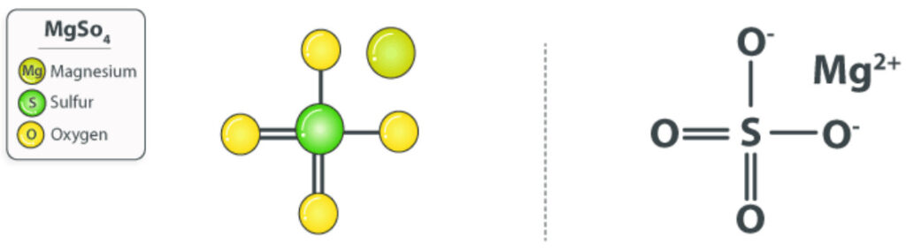 Estimating the concentration of magnesium sulfate
