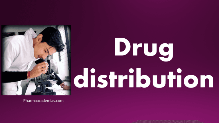 Drug distribution