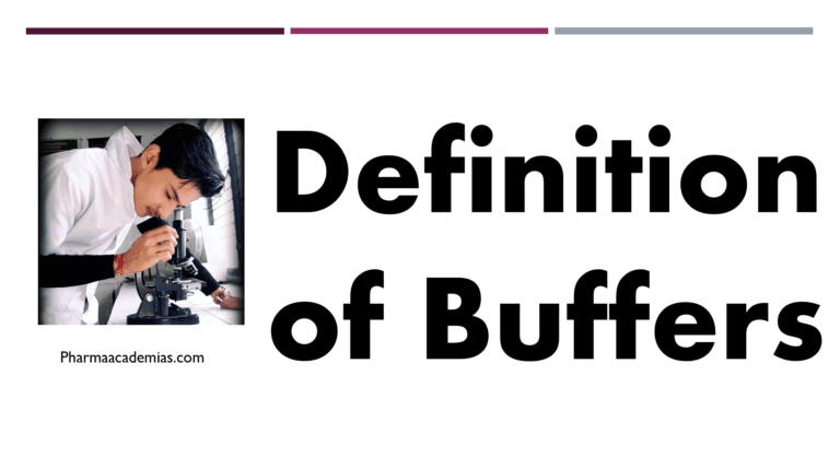 Buffers: Properties, Types, Significance