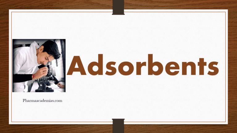 Adsorbents- Uses, Storage