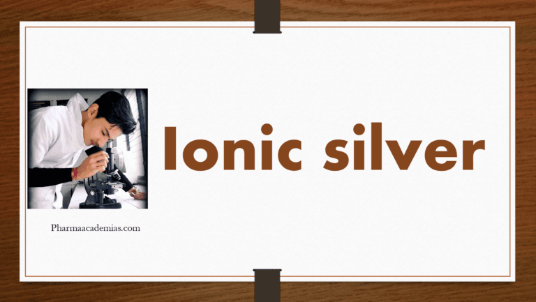 Ionic silver
