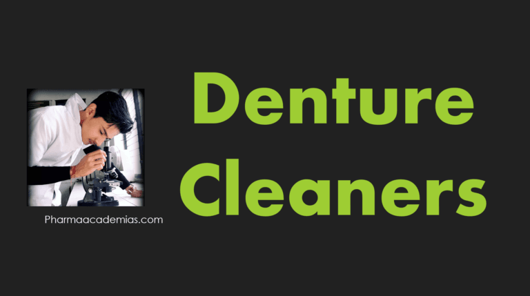 Denture Cleaners