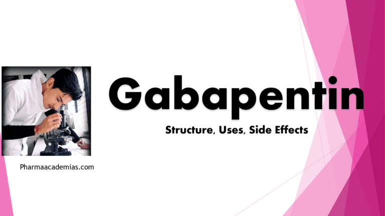 Gabapentin – Structure, Side effects, Side effects
