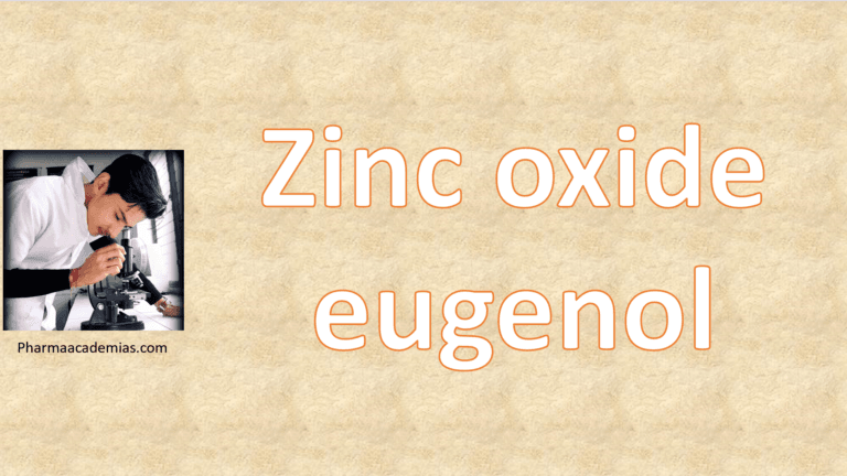 Zinc oxide eugenol