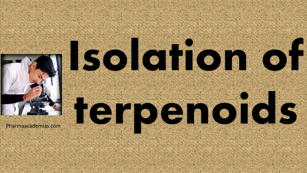 Screenshot 2023 11 16 193341 Isolation of terpenoids