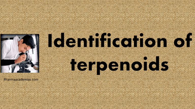 Identification of terpenoids