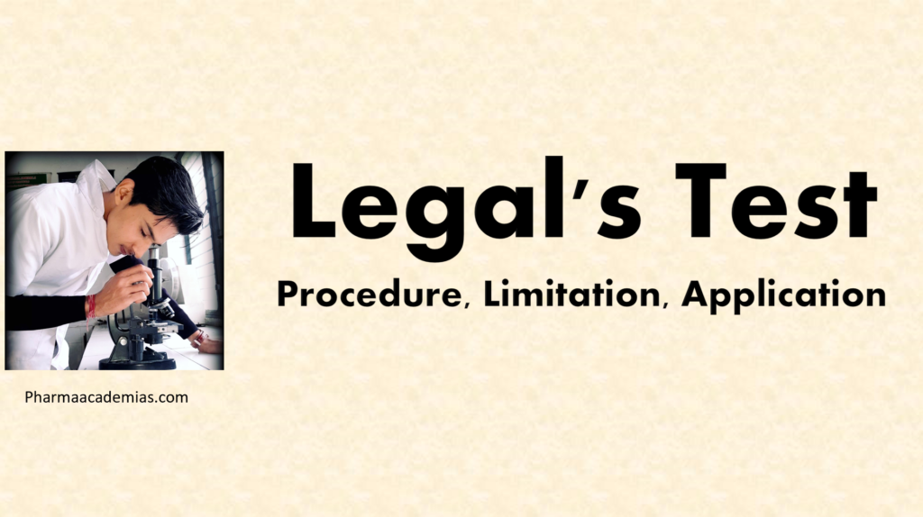 Screenshot 2023 11 17 180645 Legal's Test - Procedure, Limitation, Application