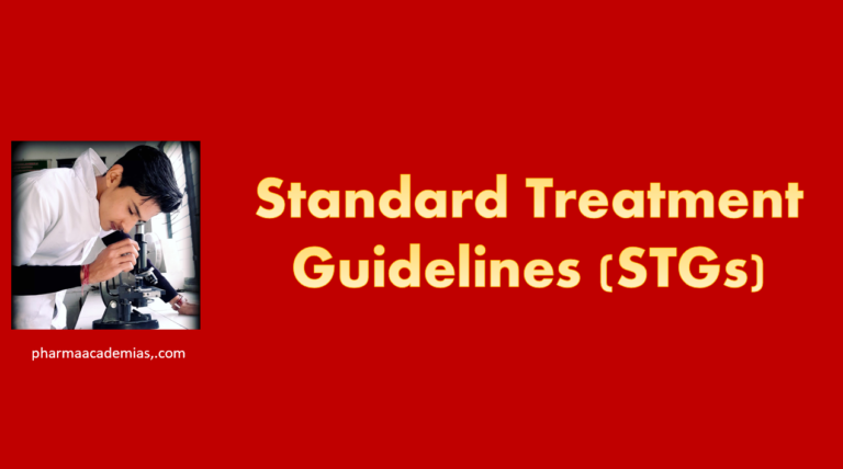 Standard Treatment Guidelines (STGs)