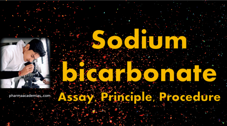 Sodium bicarbonate – Assay, Principle, Procedure