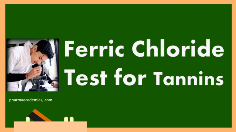 Ferric Chloride Test