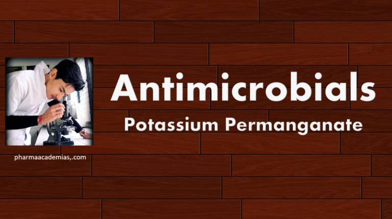 Potassium Permanganate as Antimicrobial