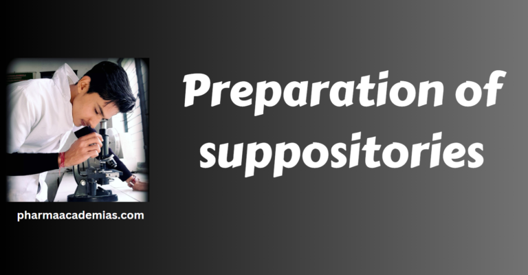 Preparation of suppositories