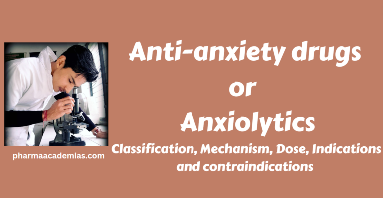 Anti-anxiety drugs/ Anxiolytics