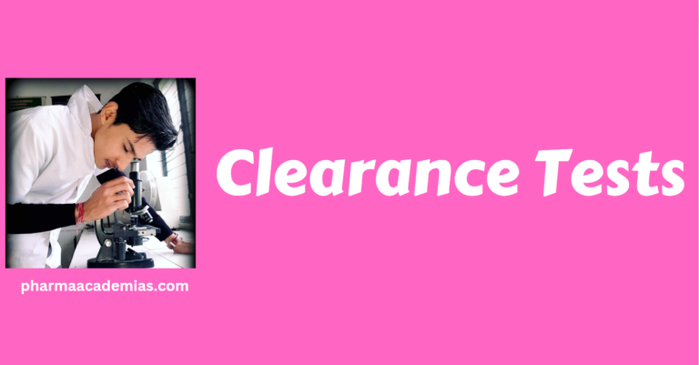 Renal Clearance Tests