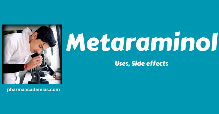 Metaraminol-Definition, Uses, Side effects
