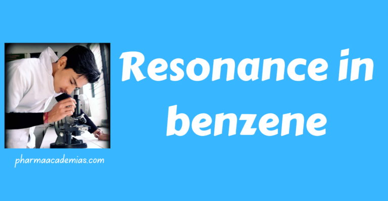 Resonance in benzene