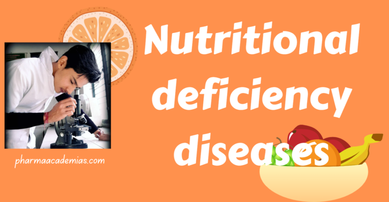 Nutritional deficiency diseases