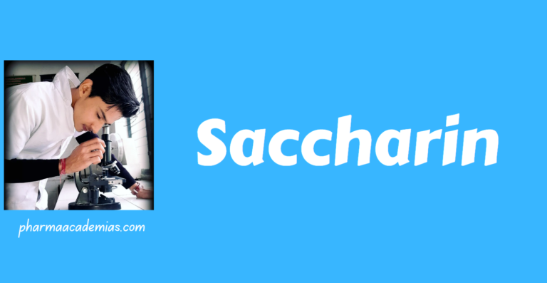 Saccharin