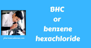 Read more about the article BHC or benzene hexachloride