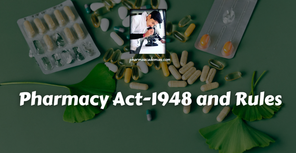 Screenshot 2023 12 23 170438 Pharmacy Act-1948 and Rules