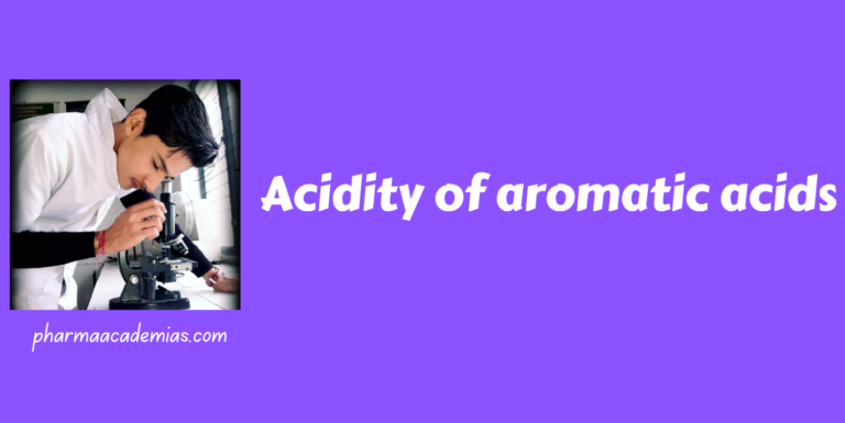 Acidity of aromatic acids