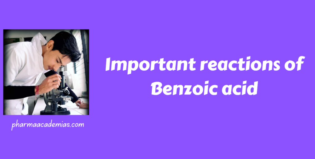 Screenshot 2023 12 26 202823 Important reactions of Benzoic acid