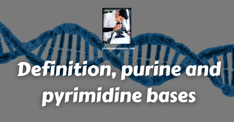 Definition, purine and pyrimidine bases