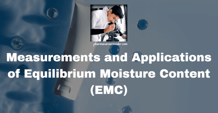 Measurements and Applications of Equilibrium Moisture Content (EMC)