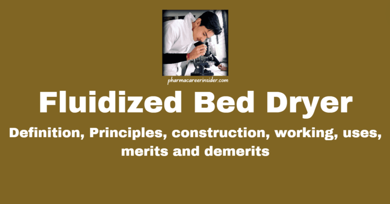 Fluidized Bed Dryer: Definition, Principles, Construction, Working, Uses, Merits and Demerits