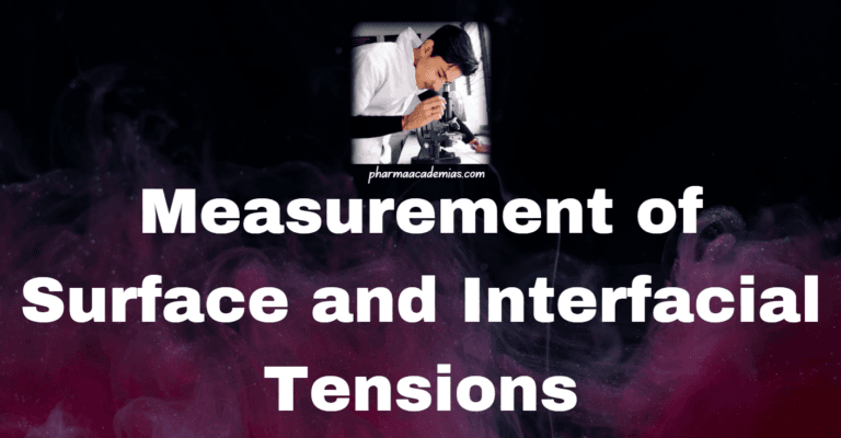 Measurement of Surface and Interfacial Tensions