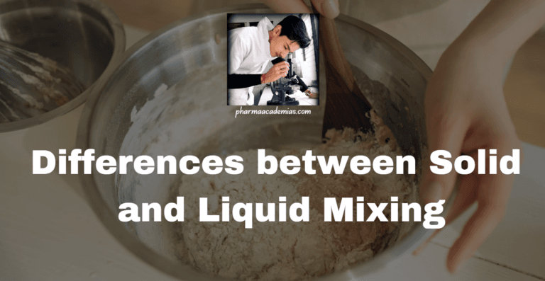 Differences between Solid and Liquid Mixing