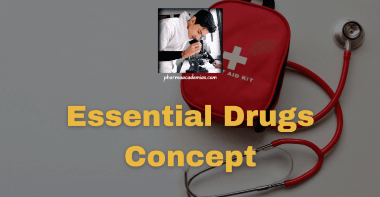 Essential Drugs Concept