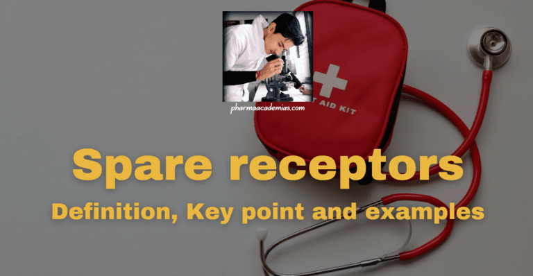 Spare receptors: Definition, Key point and examples