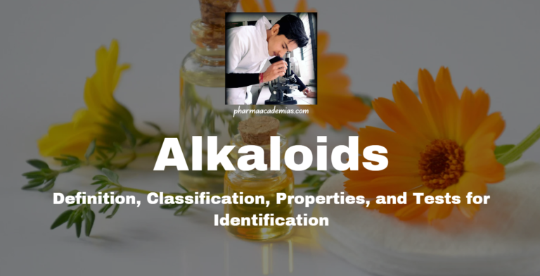 Alkaloid: Tests for Identification