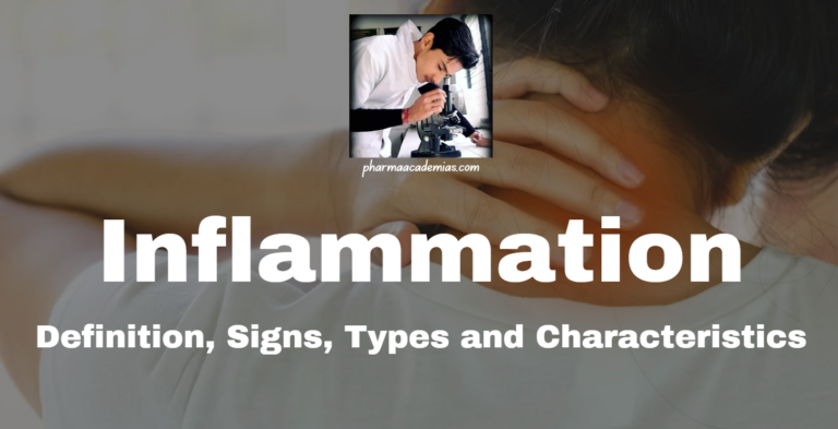 Inflammation: Definition, Signs, Types and Characteristics