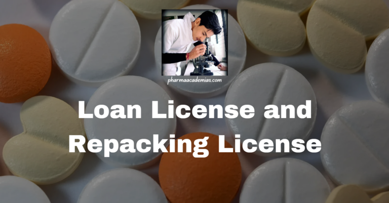  Loan License and Repacking License