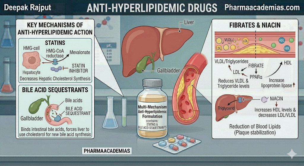 Anti-Hyperlipidemic Drugs: Definition, Classification, etc
