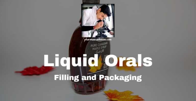 Liquid Orals: Filling and Packaging