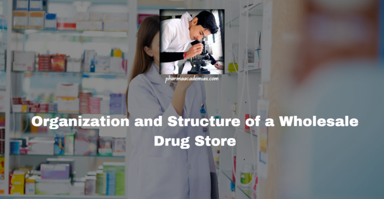 Organization and Structure of a Wholesale Drug Store