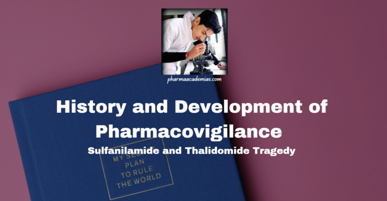 History and Development of Pharmacovigilance: Sulfanilamide and Thalidomide Tragedy