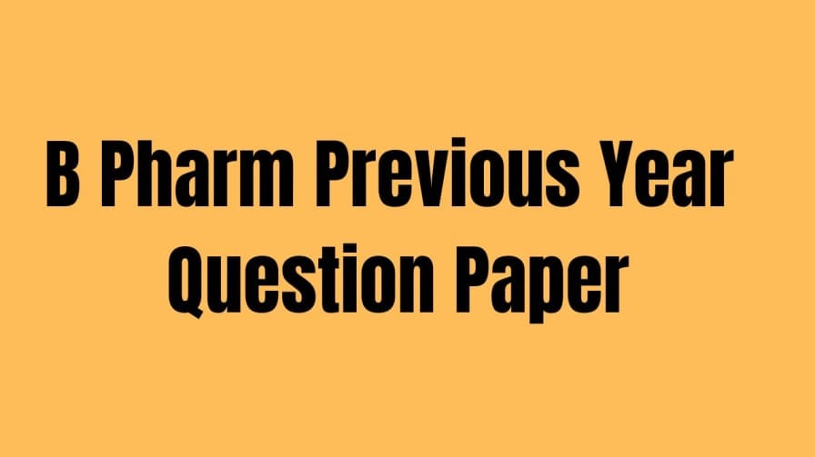 Previous 5 Years' Question Papers