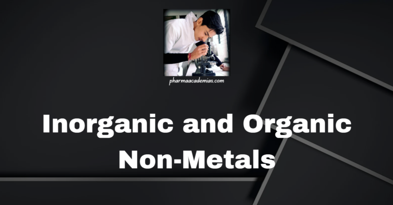Inorganic and Organic Non-Metals